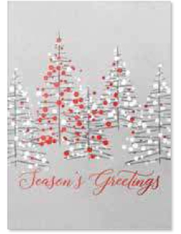 Picture of Twinkling Trees Greeting Card