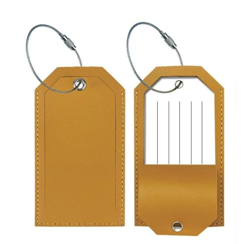 Picture of Leather Travel Luggage Tag For Suitcase