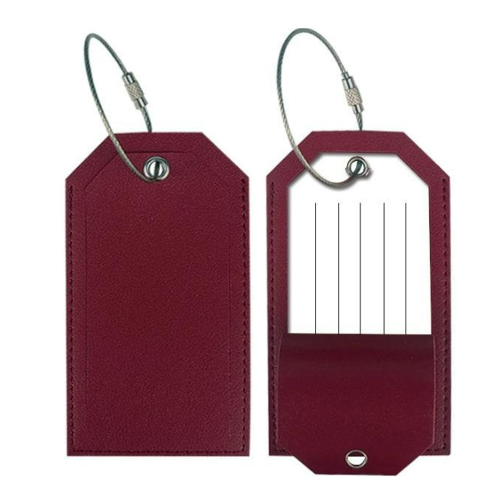 Picture of Leather Travel Luggage Tag For Suitcase