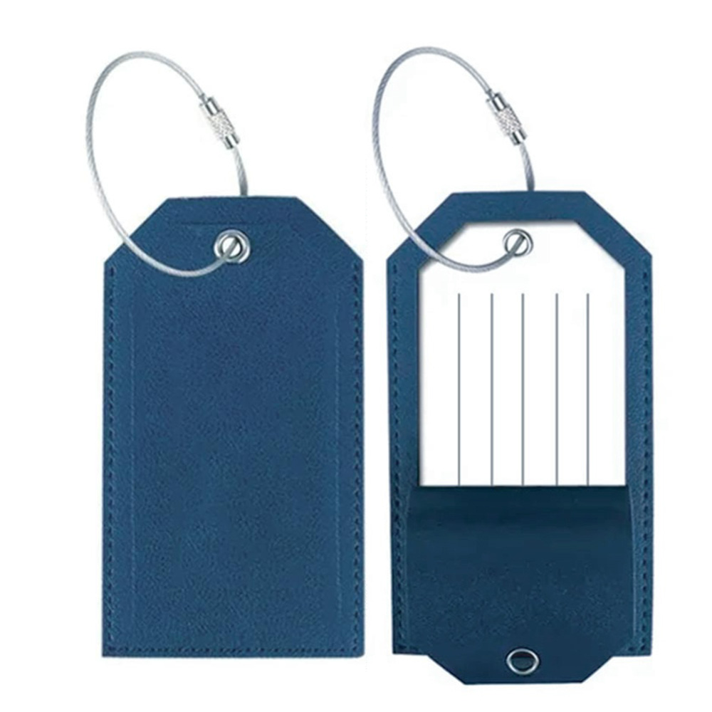 Picture of Leather Travel Luggage Tag For Suitcase