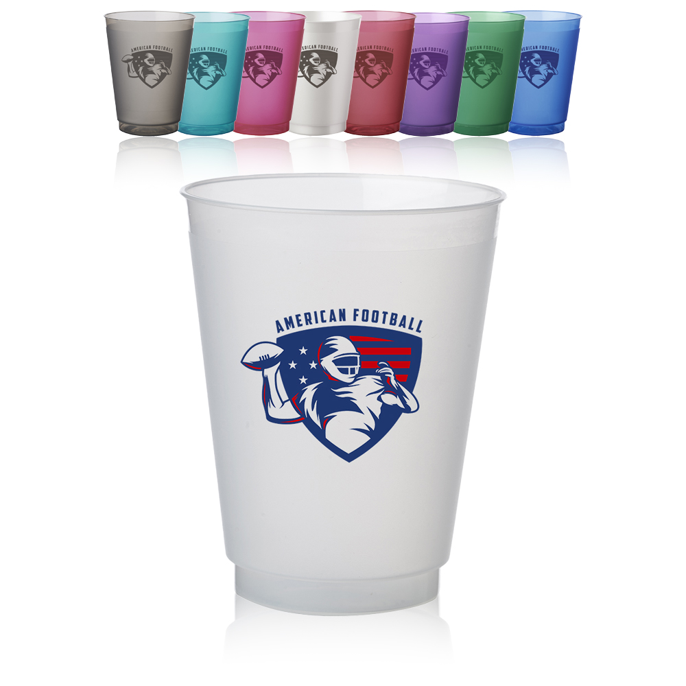 Picture of 16 Oz. Frost Flex Frosted Plastic Stadium Cups