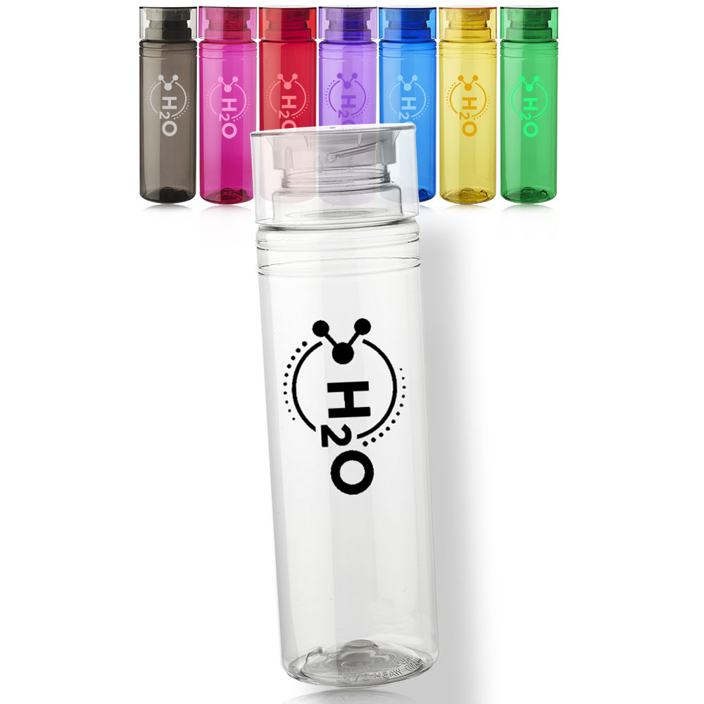 Picture of 30 oz. Enlace Cylindrical Plastic Water Bottles