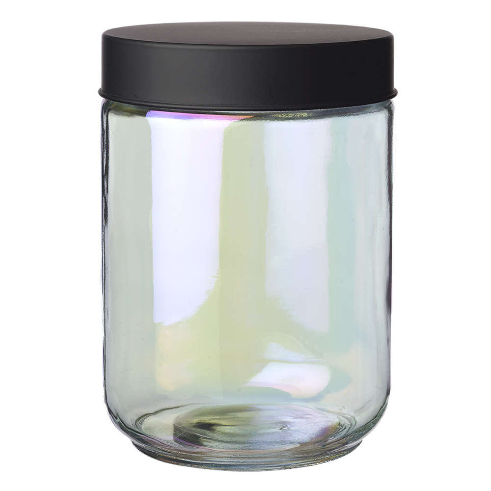 Picture of Luminous 33 oz. Iridescent Glass Storage Jars