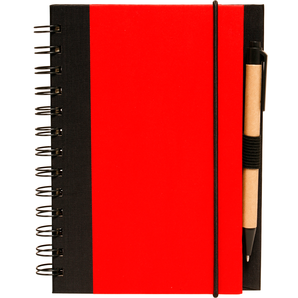 Picture of 5" x 7" Eco Friendly Spiral Notebook and Pen