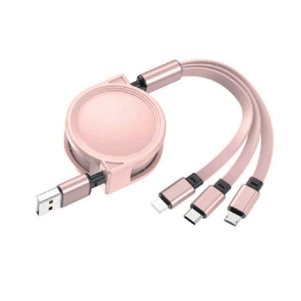 Picture of 3-in-1 Retractable Cable for iPhone and Samsung