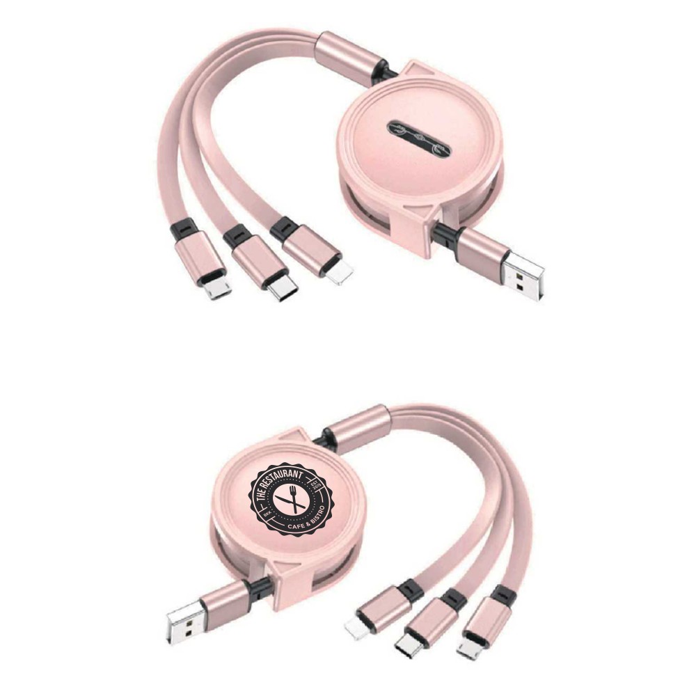 Picture of 3-in-1 Retractable Cable for iPhone and Samsung