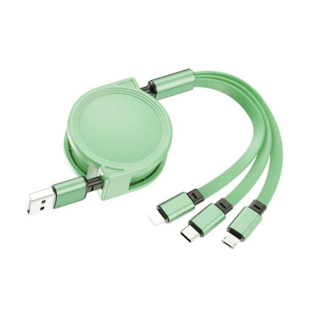 Picture of 3-in-1 Retractable Cable for iPhone and Samsung