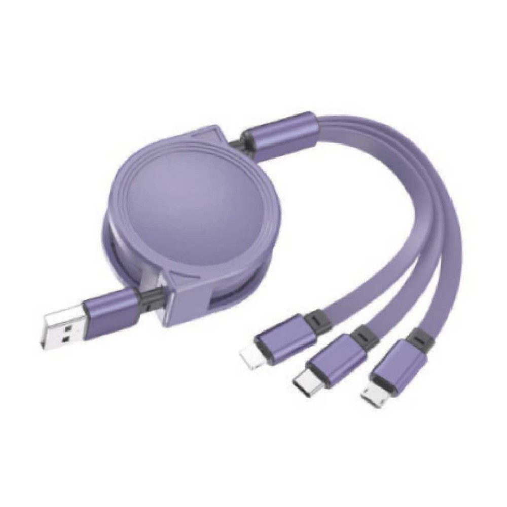 Picture of 3-in-1 Retractable Cable for iPhone and Samsung
