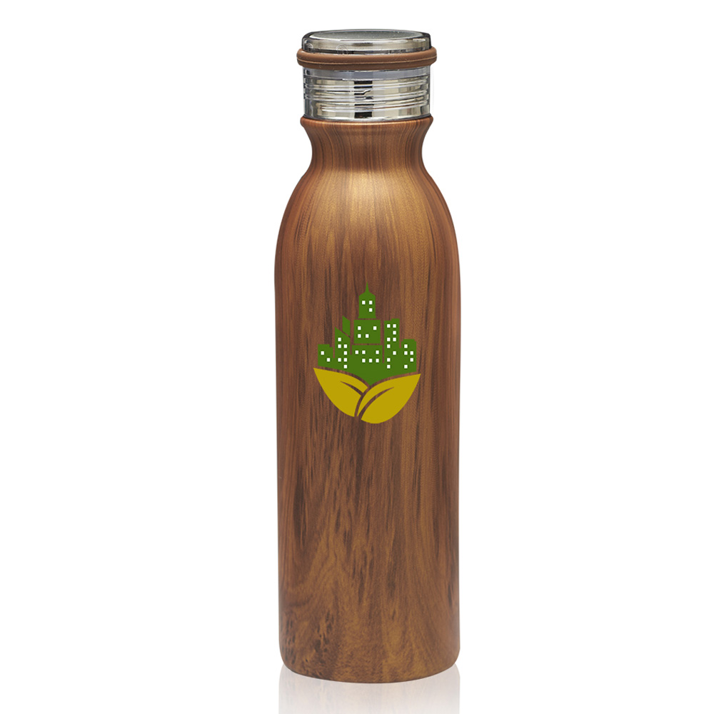 Picture of 20 Oz. Echo Stainless Steel Water Bottles Stainless Steel Sports Bottles
