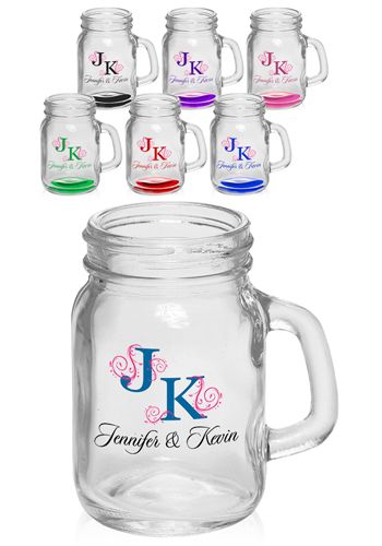 Picture of 4.5 Oz. Mini Mason Jar Shot Glasses with Handle