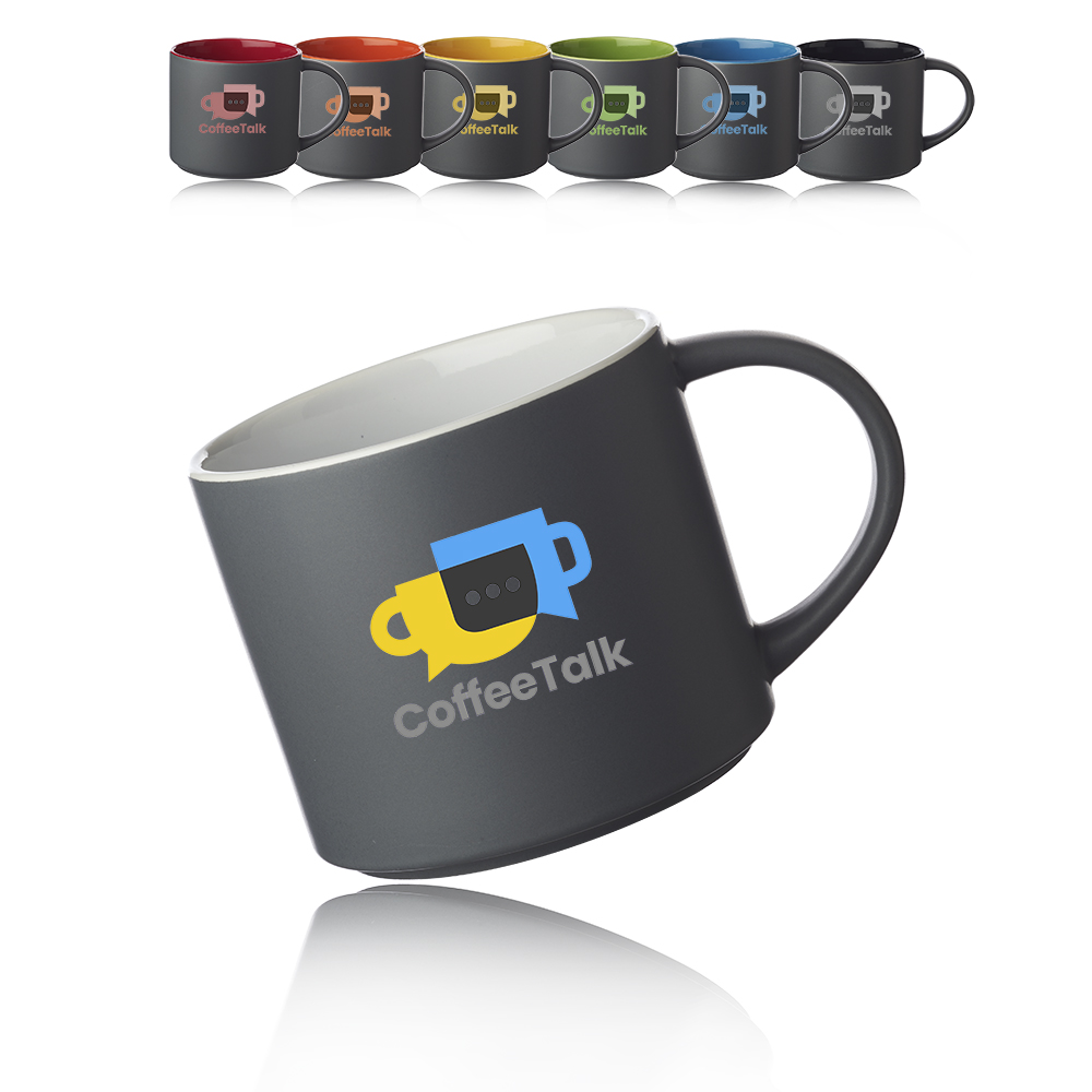 Picture of Matte 16 oz. Stackable Ceramic Mugs