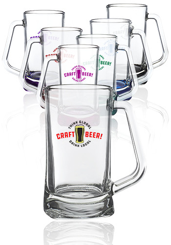Picture of 16 Oz. Atenas Glass Beer Mugs