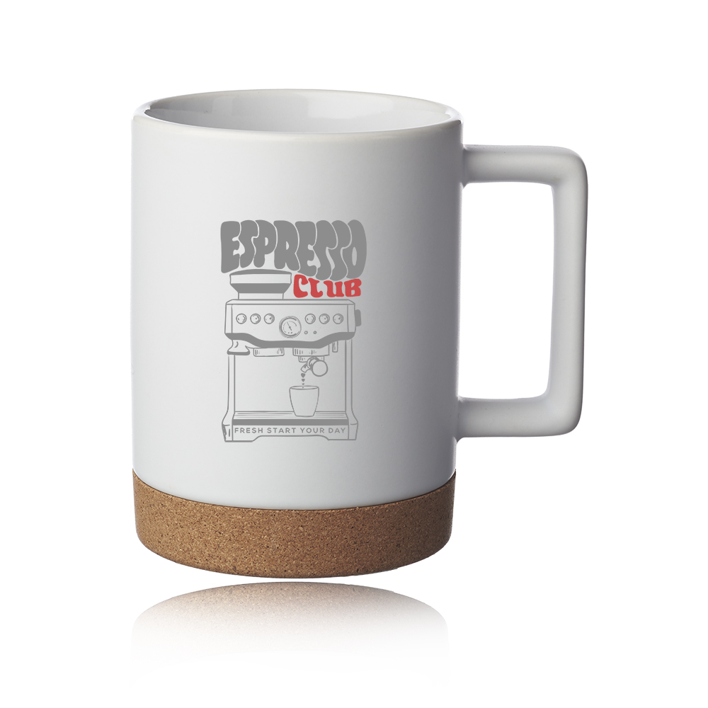 Picture of Caldwell 15 oz. Cork Base Ceramic Mugs
