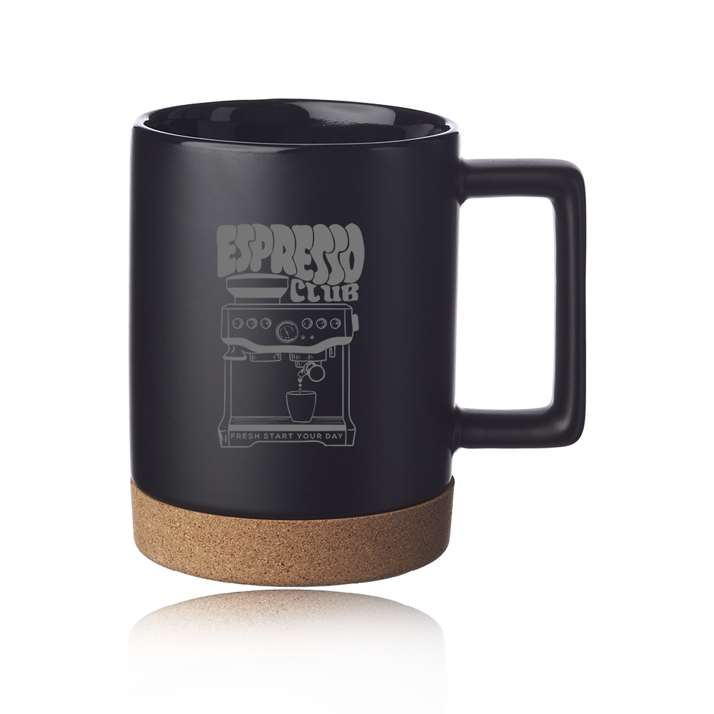 Picture of Caldwell 15 oz. Cork Base Ceramic Mugs