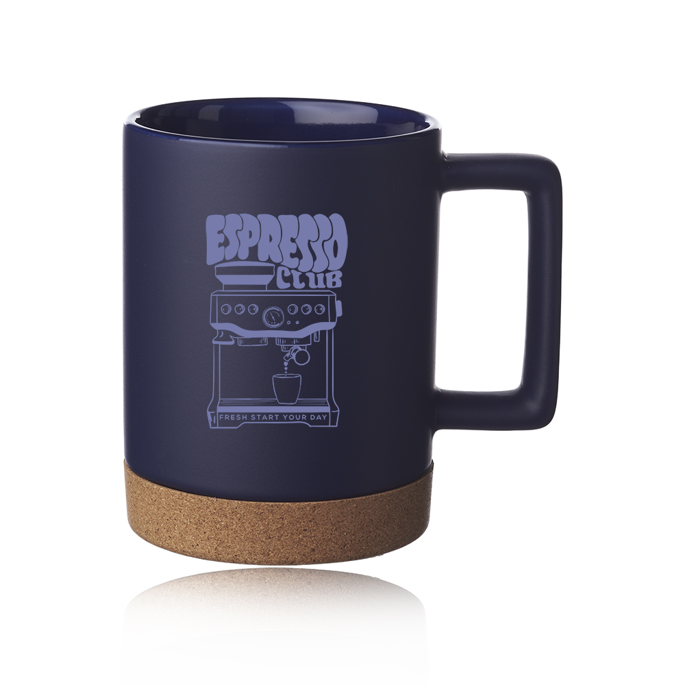 Picture of Caldwell 15 oz. Cork Base Ceramic Mugs
