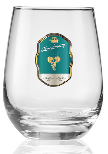 Picture of 15.25 Oz. Libbey Stemless White Wine Glasses