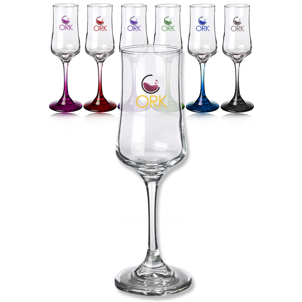 Picture of 6 oz Rose Bud Champagne Glasses