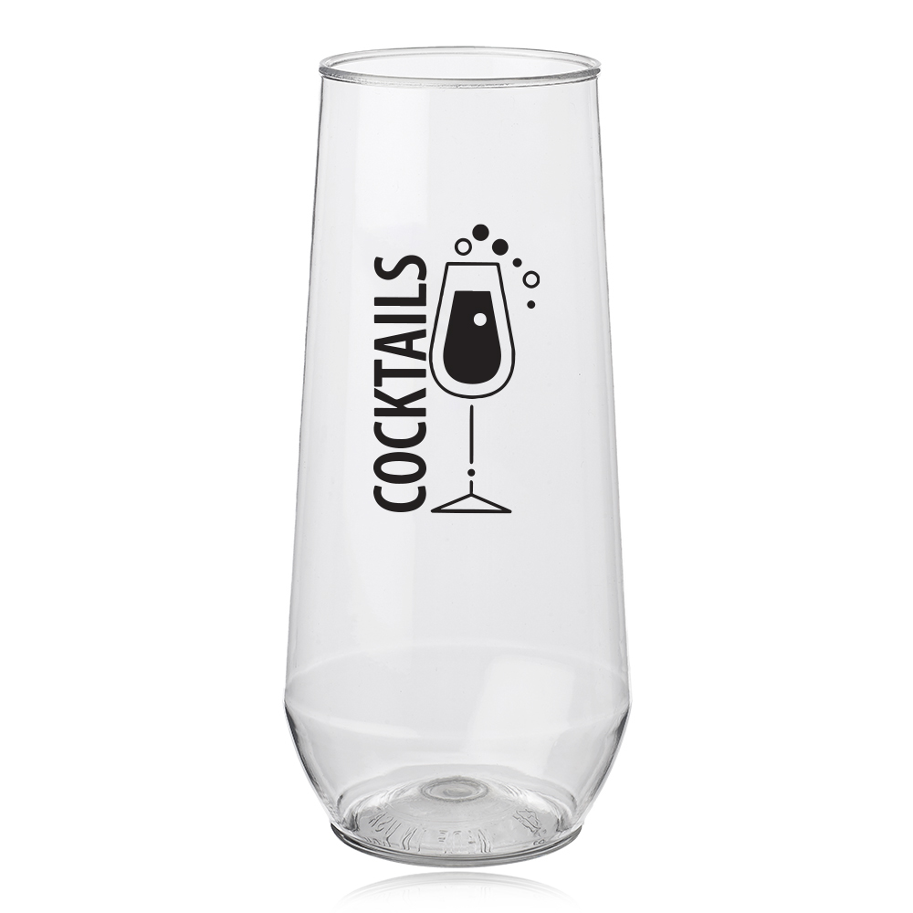 Picture of 10 Oz. Stemless Plastic Champagne Flutes