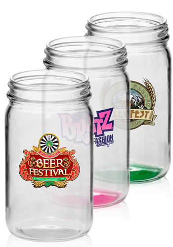Picture of 8 Oz. Small Color Mason Jars