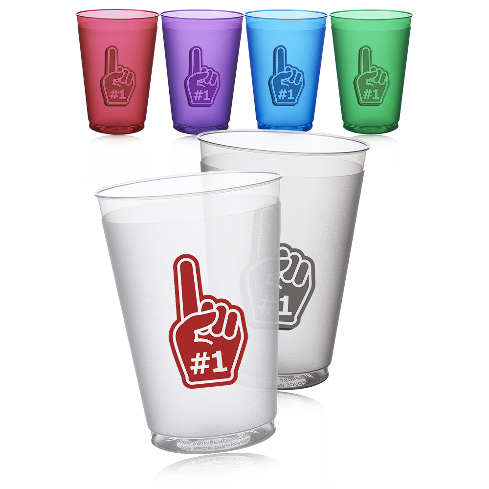 Picture of 12 oz. Flex Frosted Plastic Stadium Cups