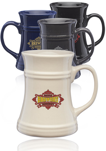 Picture of 17 oz. Ceramic Tankard Beer Mugs