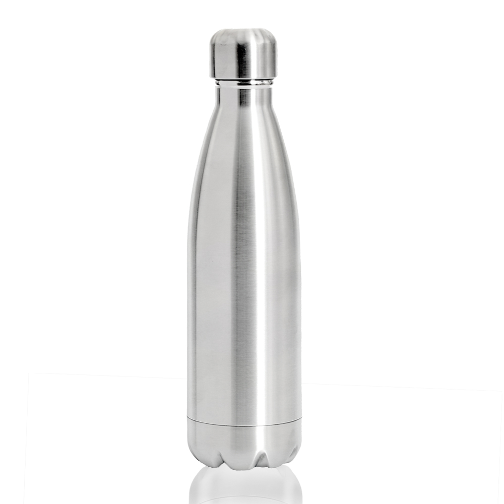 Picture of 17 Oz. Stainless Steel Levian Cola Shaped Bottles