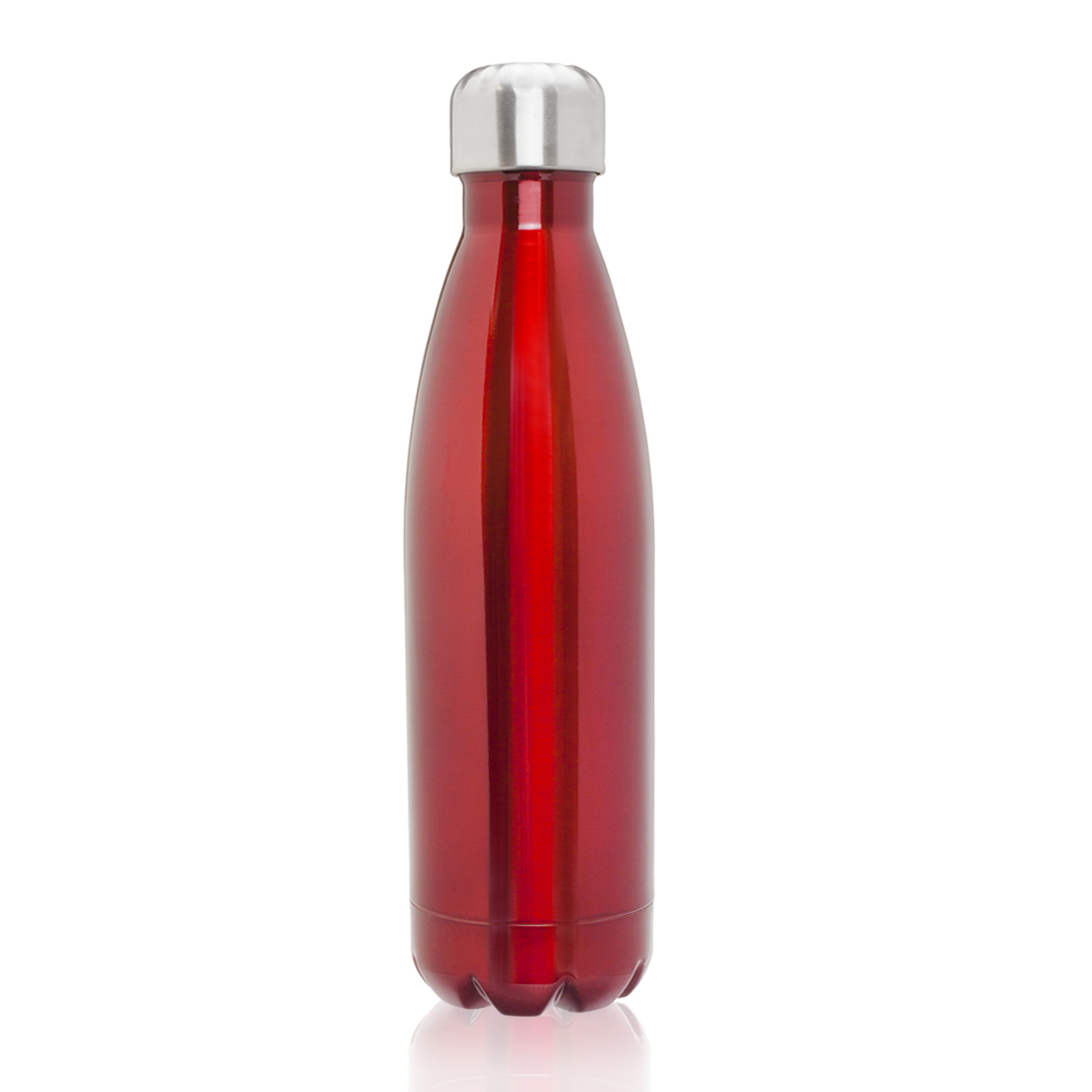 Picture of 17 Oz. Stainless Steel Levian Cola Shaped Bottles