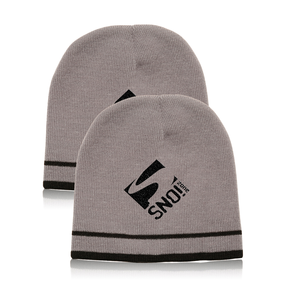 Picture of Acrylic Knit Beanie's with Double Stripe