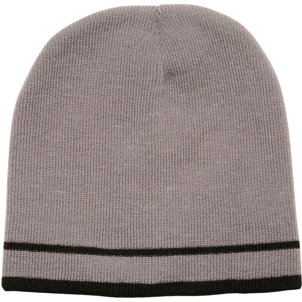 Picture of Acrylic Knit Beanie's with Double Stripe