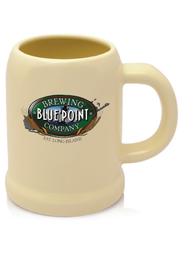 Picture of 24 oz. Beige Ceramic Beer Mugs