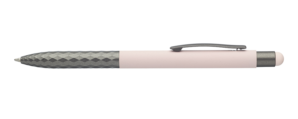 Picture of Geometric Aluminum Ball Point Pens with Stylus