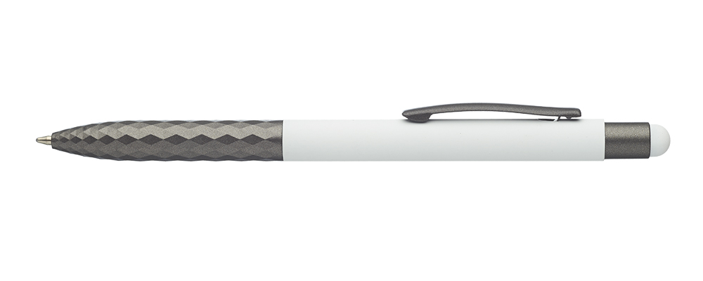 Picture of Geometric Aluminum Ball Point Pens with Stylus