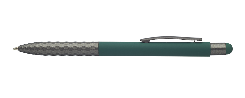 Picture of Geometric Aluminum Ball Point Pens with Stylus