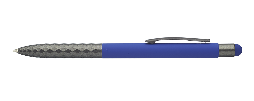 Picture of Geometric Aluminum Ball Point Pens with Stylus