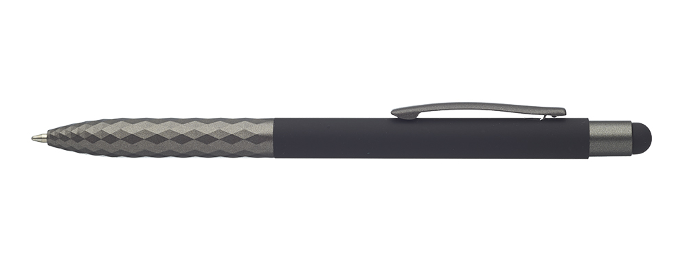 Picture of Geometric Aluminum Ball Point Pens with Stylus