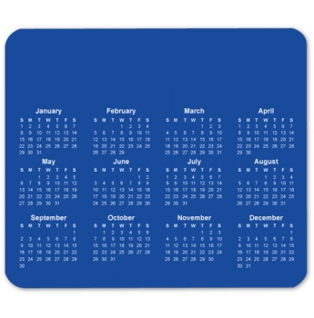 Picture of Customized Horizontal Calendar Mouse Pad