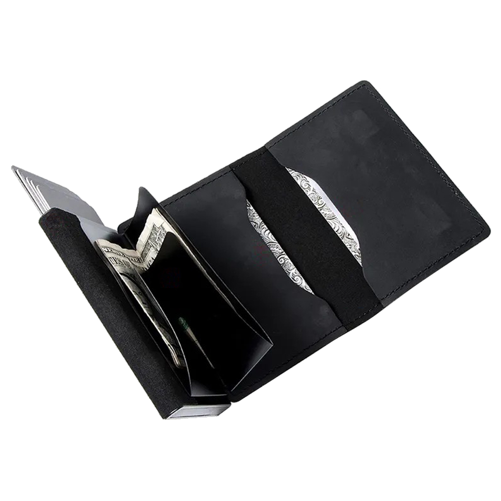 Picture of RFID Blocking Card Wallet with Airtag Pocket