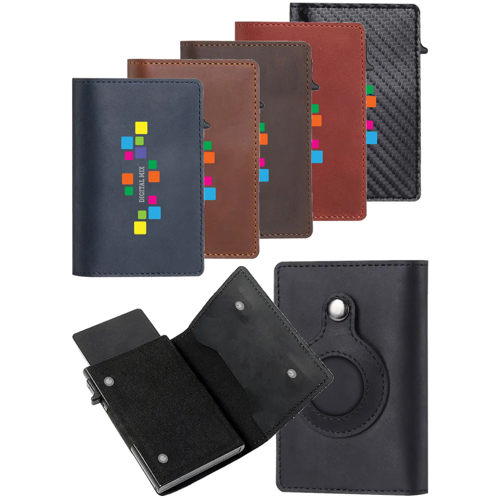 Picture of RFID Blocking Card Wallet with Airtag Pocket