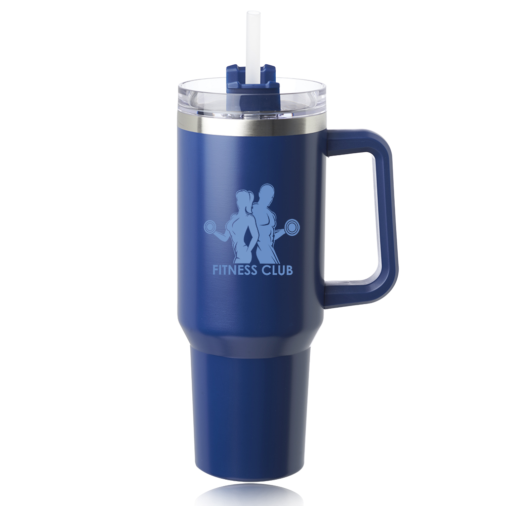 Picture of 40 oz. Alps Stainless Steel Travel Mugs with Handle