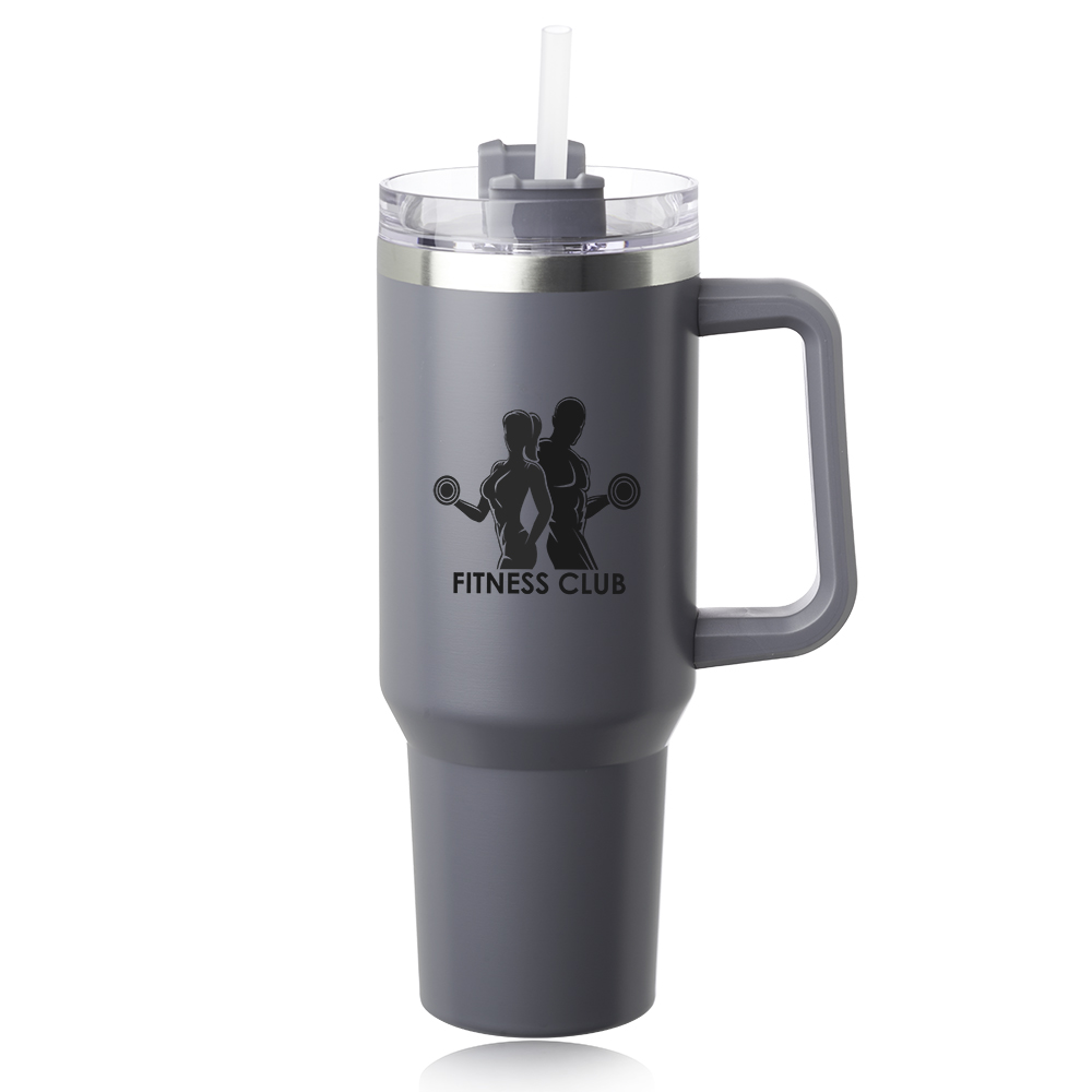 Picture of 40 oz. Alps Stainless Steel Travel Mugs with Handle