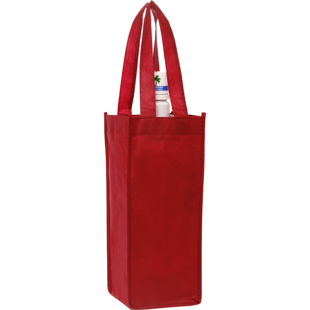 Picture of Non-Woven Vineyard One Bottle Wine Bags (5"x12")