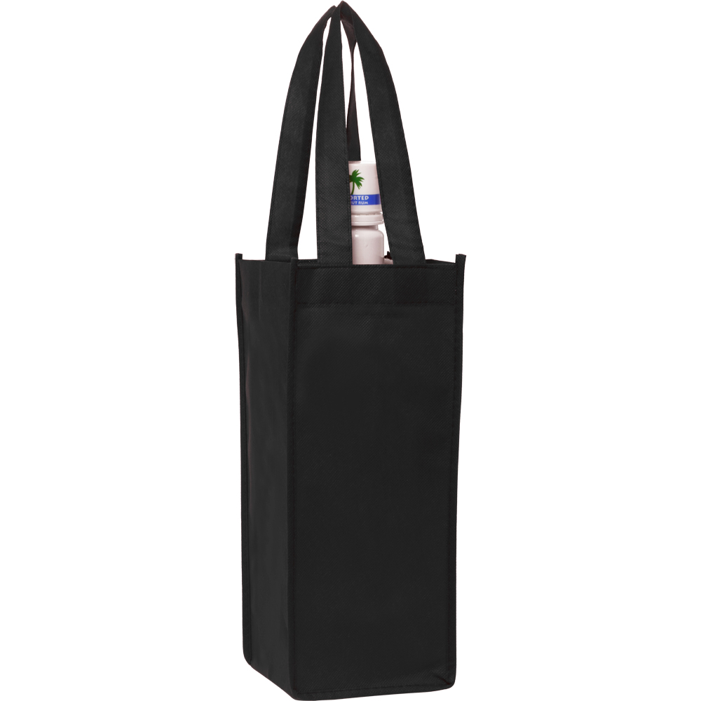 Picture of Non-Woven Vineyard One Bottle Wine Bags (5"x12")