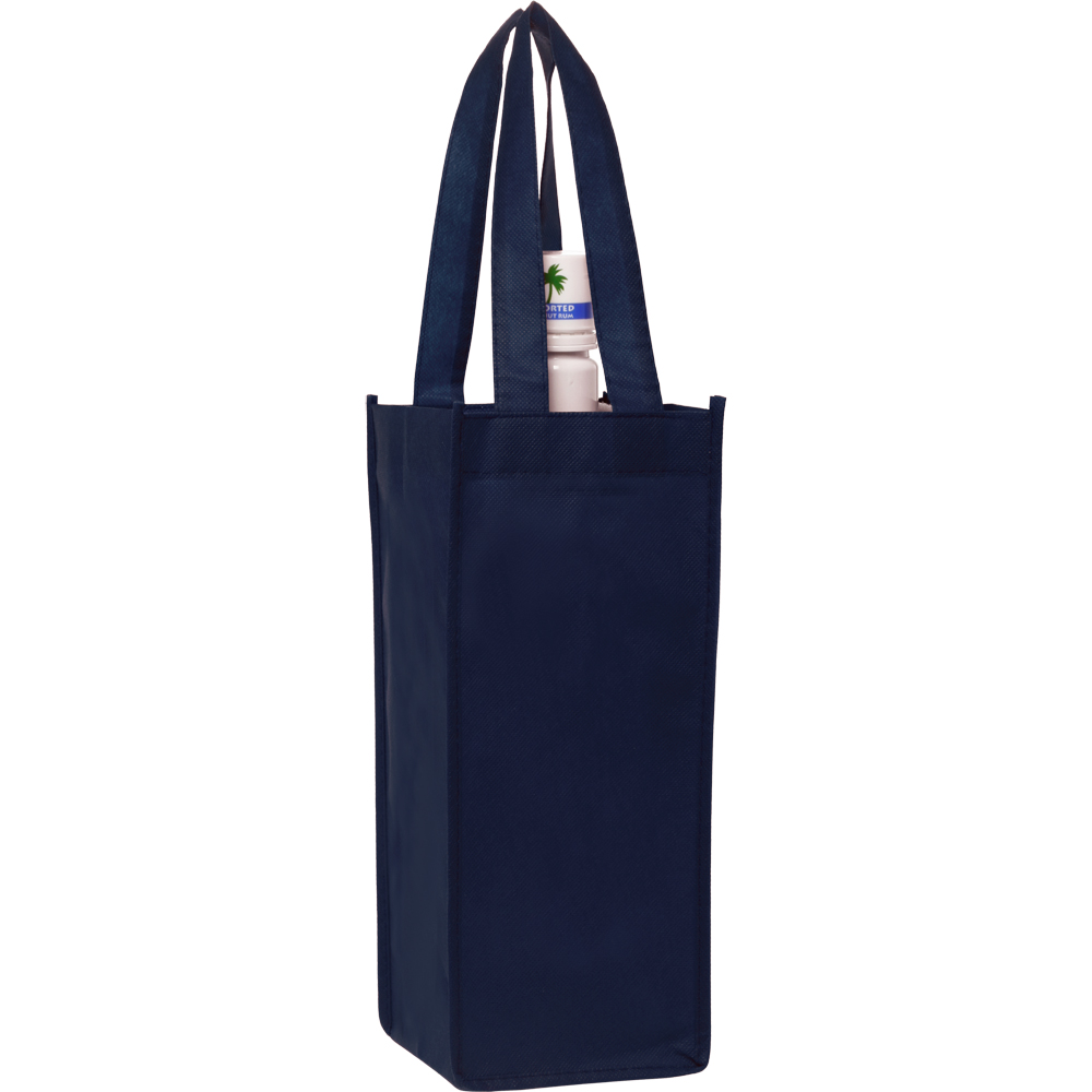 Picture of Non-Woven Vineyard One Bottle Wine Bags (5"x12")