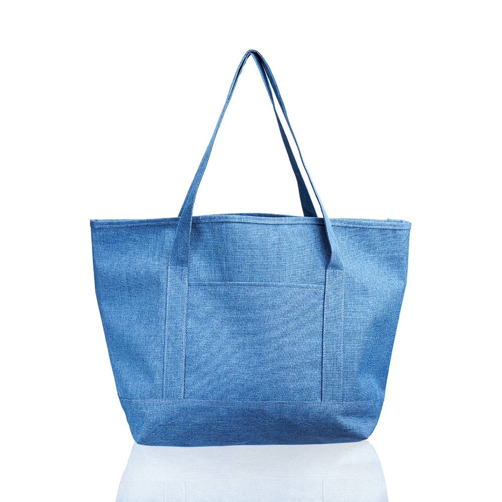 Picture of Dungaree Pocket Heathered Tote Bags