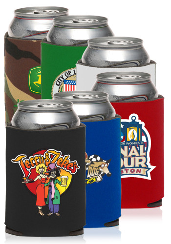 Picture of Full Color Budget Collapsible Can Coolers