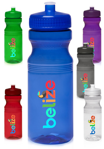 Picture of 24 Oz. Poly-Clear Bike Water Bottles