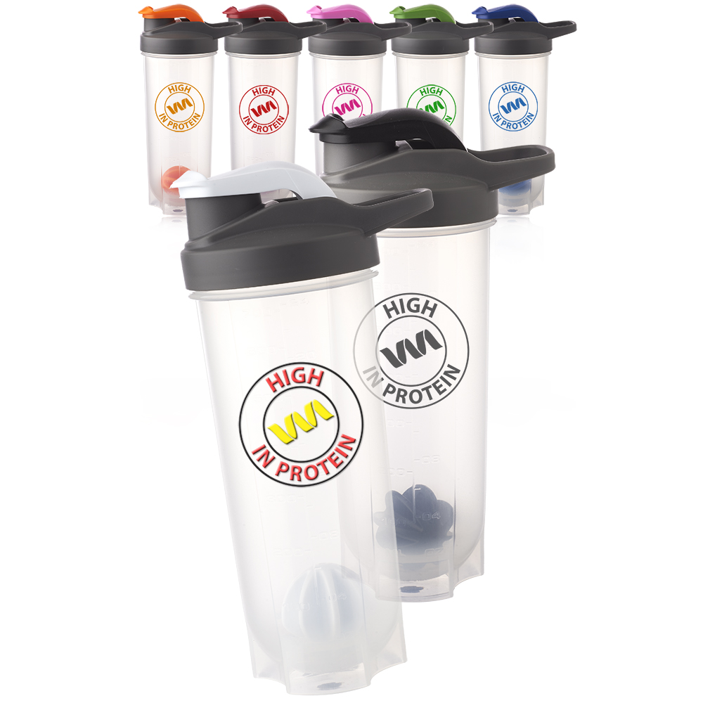 Picture of 24 oz. Plastic Shaker Bottles with Mixer