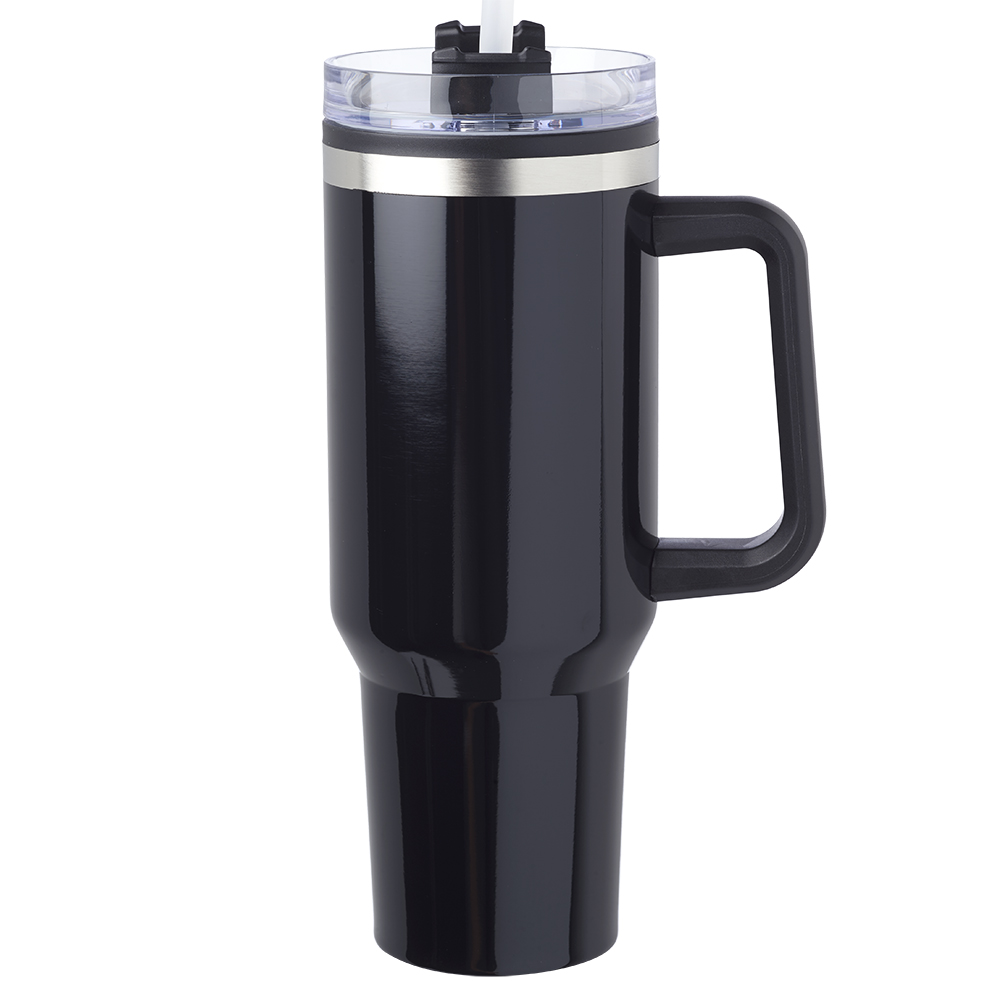 Picture of 40 oz. Hugo Plastic Interior Stainless Steel Travel Mugs