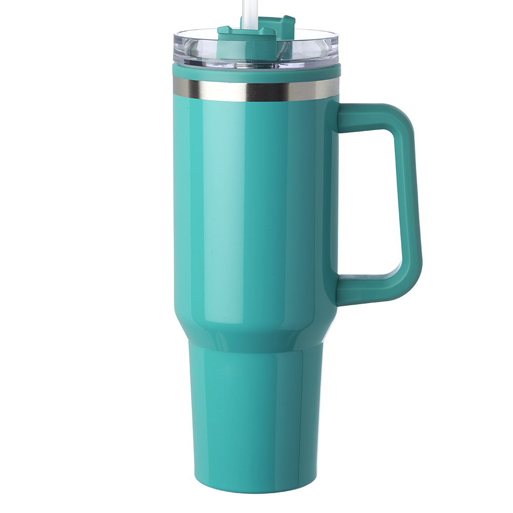 Picture of 40 oz. Hugo Plastic Interior Stainless Steel Travel Mugs