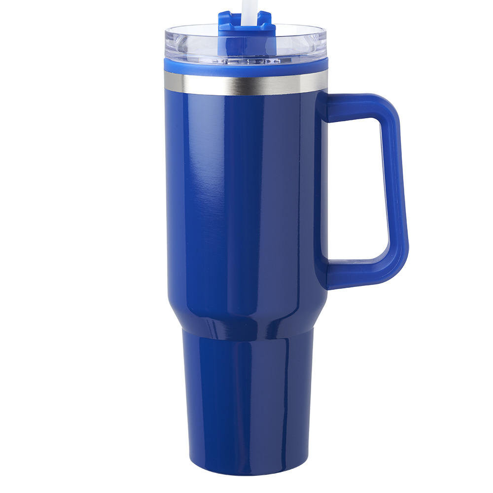 Picture of 40 oz. Hugo Plastic Interior Stainless Steel Travel Mugs